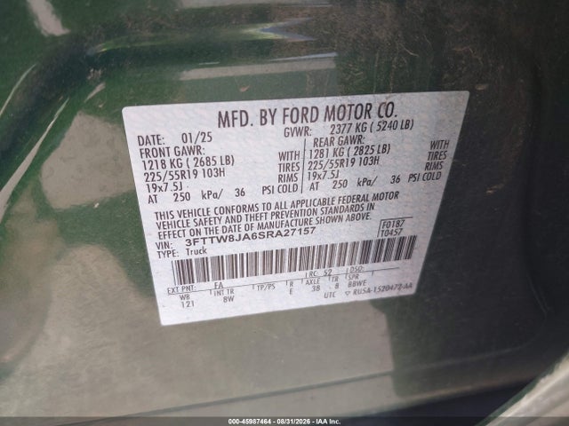 2025 FORD MAVERICK XLT 9