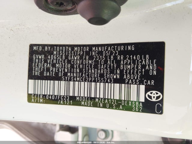 2023 TOYOTA COROLLA SE 9