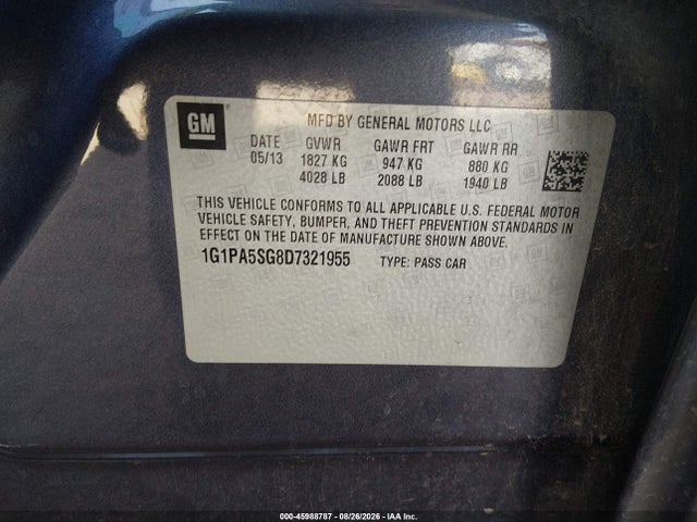 صورة 9 لـ 2013 Chevrolet CRUZE LS AUTO