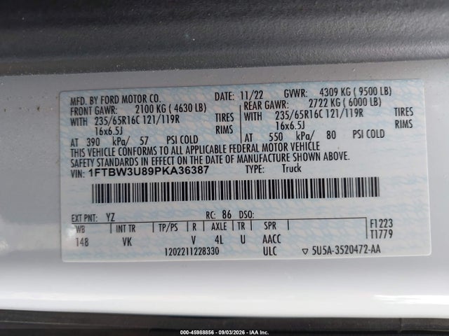 2023 FORD TRANSIT-350 CARGO VAN 9
