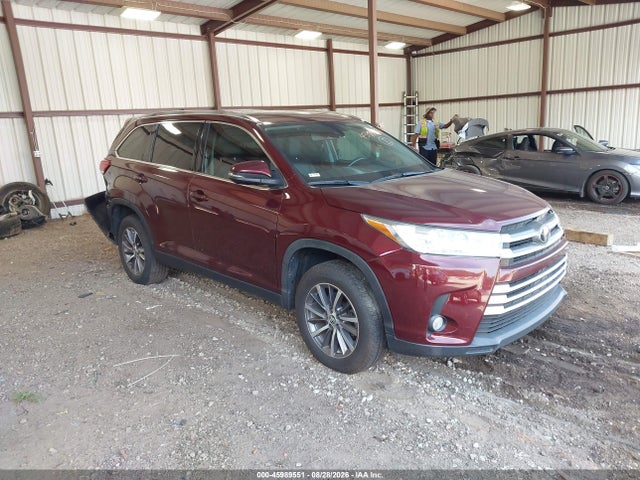 2019 TOYOTA HIGHLANDE XLE