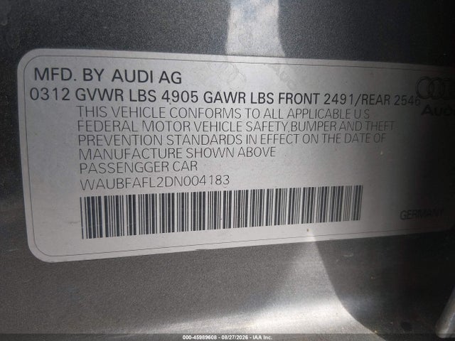 2013 AUDI A4 2.0T PREMIUM — фото 9