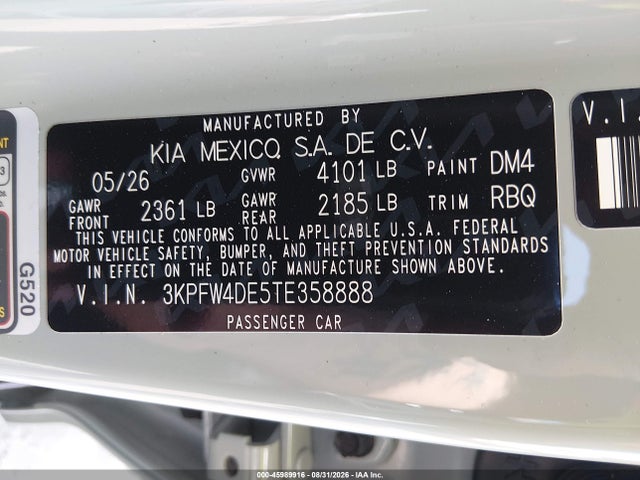 2026 KIA K4 GT-LINE 9