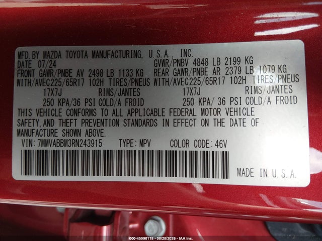 2024 MAZDA CX-50 2.5 S PREFERRED 9