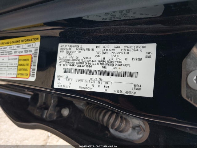 2019 FORD RANGER XLT 9