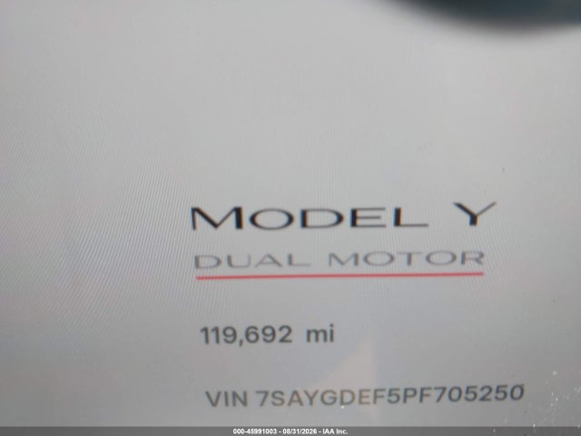 2023 TESLA MODEL Y PERFORMANCE DUAL MOTOR ALL-WHEEL DRIVE 7