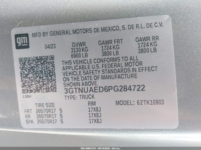 2023 GMC SIERRA 1500 4WD LONG BOX PRO 9