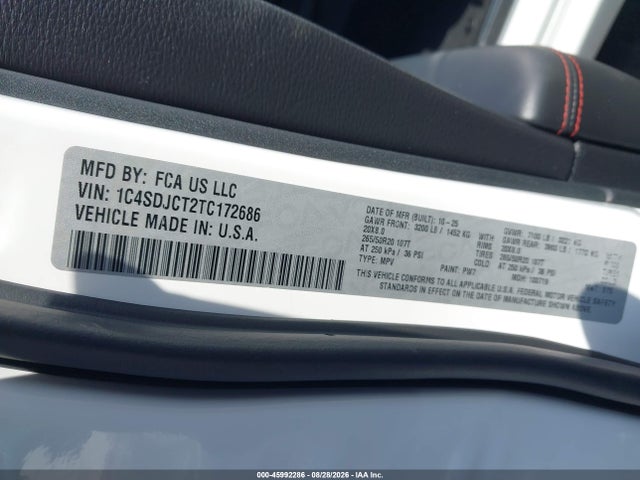 2026 DODGE DURANGO GT PLUS AWD HEMI V8 9
