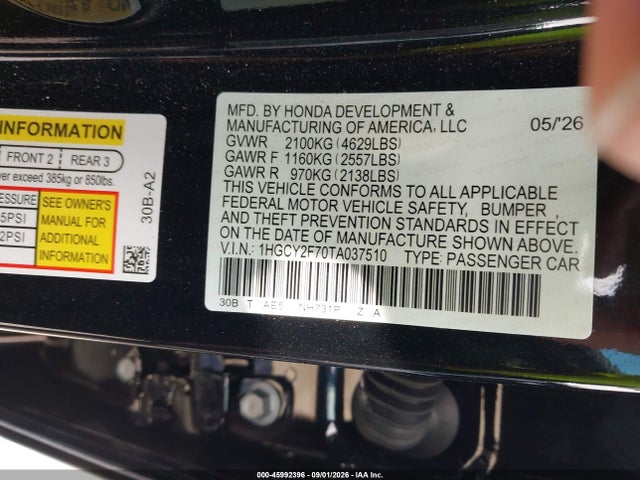 2026 HONDA ACCORD HYBRID SPORT-L 9