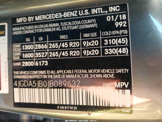 2018 MERCEDES-BENZ GLE 350 9