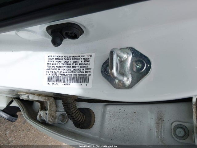 2021 HONDA CIVIC EX-L 9