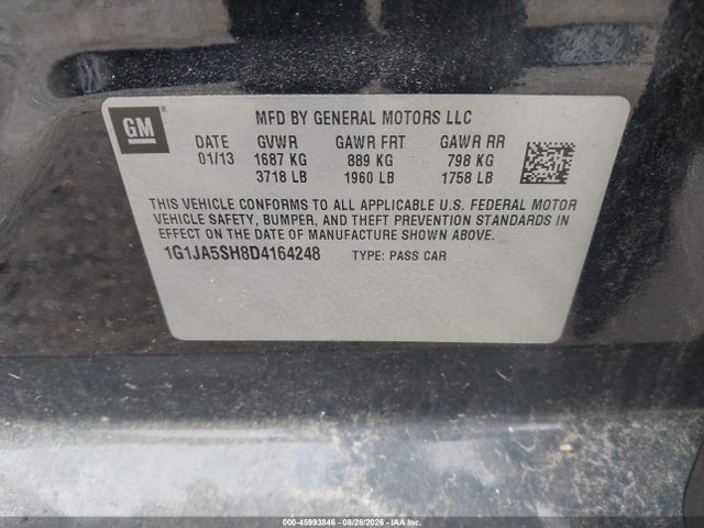 2013 Chevrolet SONIC LS AUTO 照片 9