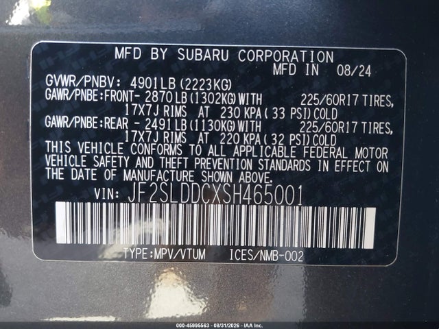 2025 SUBARU FORESTER PREMIUM 9