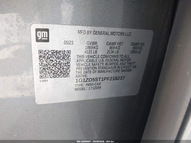 2023 CHEVROLET MALIBU FWD 1LT 9