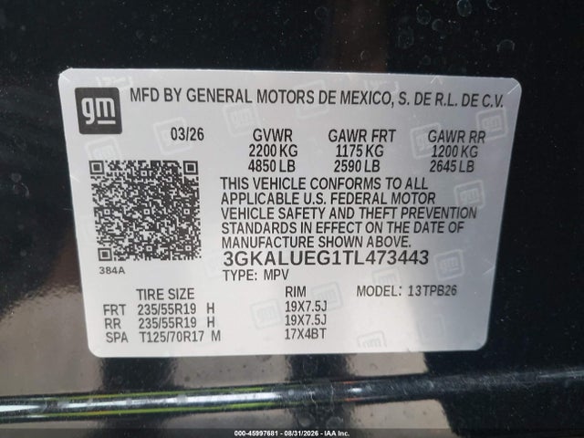 2026 GMC TERRAIN AWD ELEVATION 9