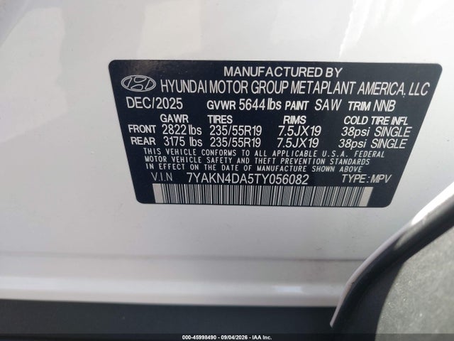 2026 HYUNDAI IONIQ 5 SEL 9