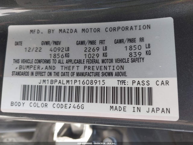 2023 MAZDA MAZDA3 2.5 S PREFERRED 9