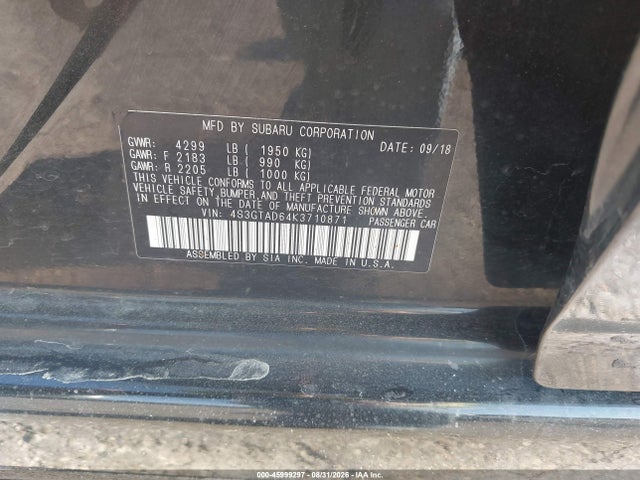 2019 SUBARU IMPREZA 2.0I PREMIUM 9