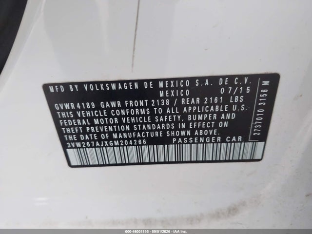 2016 Volkswagen JETTA 1.4T S 照片 9
