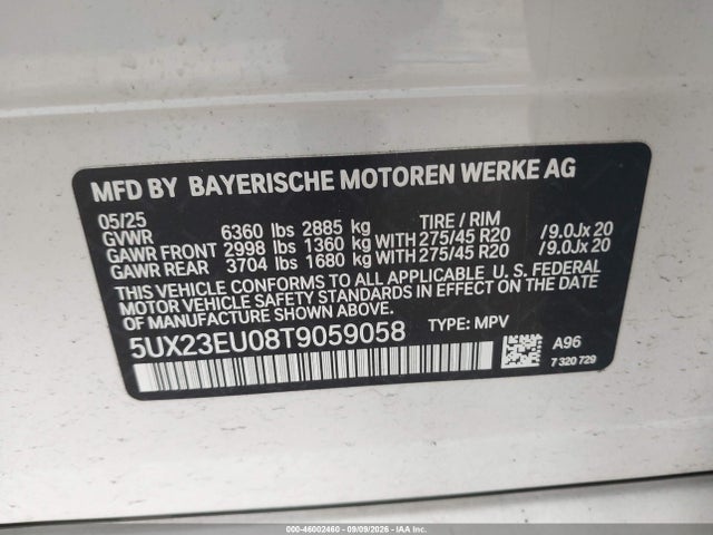 2026 BMW X5 XDRIVE40I 9