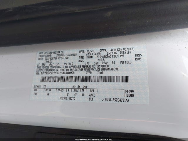 2023 FORD TRANSIT-250 9