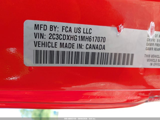 2021 DODGE CHARGER GT RWD 9