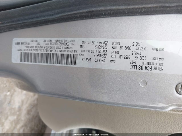 2017 DODGE GRAND CARAVAN SE 9