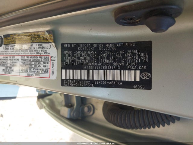 2006 Toyota AVALON LIMITED photo 9
