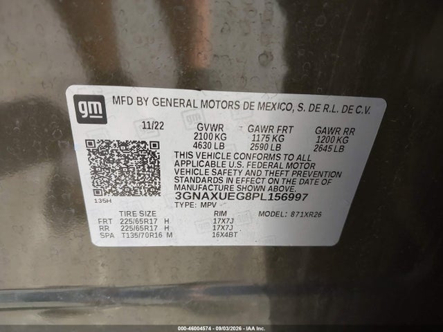 2023 CHEVROLET EQUINOX AWD LT 9