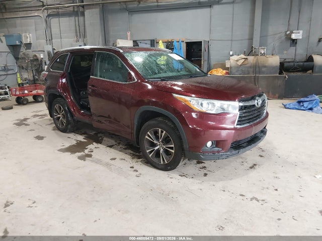 2016 TOYOTA HIGHLANDE XLE V6
