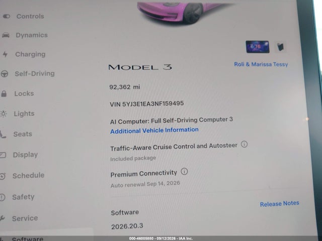 2022 TESLA MODEL 3 REAR-WHEEL DRIVE 7