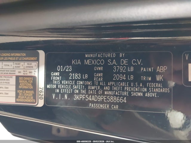 2023 KIA FORTE GT-LINE 9