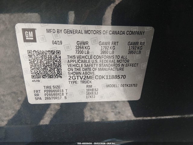 2019 GMC SIERRA 1500 LIMITED SLE 9