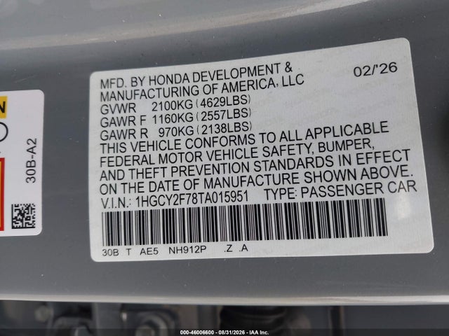 2026 HONDA ACCORD HYBRID SPORT-L 9