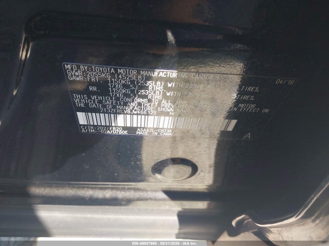 2018 TOYOTA RAV4 LE 9