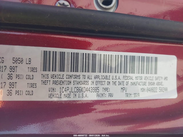 2019 JEEP CHEROKEE LATITUDE FWD 9