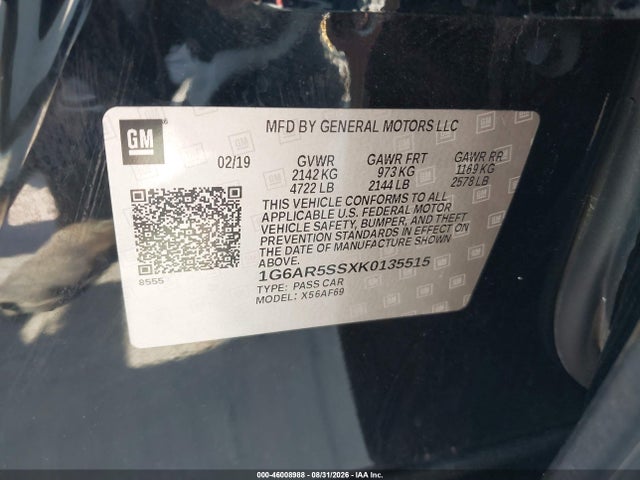 2019 CADILLAC CTS LUXURY 9