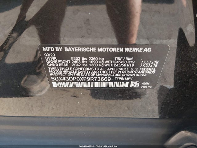 2023 BMW X3 SDRIVE30I 9