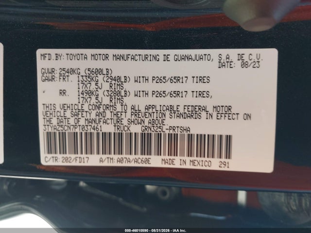 2023 TOYOTA TACOMA TRD SPORT 9