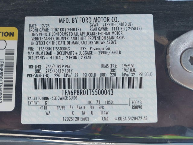 2026 FORD MUSTANG DARK HORSE FASTBACK 9