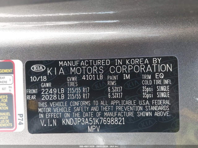 2019 KIA SOUL + 9