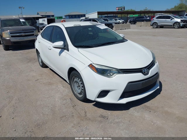 2016 TOYOTA COROLLA LE