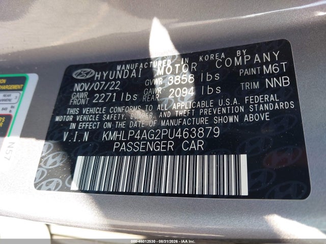 2023 HYUNDAI ELANTRA LIMITED 9