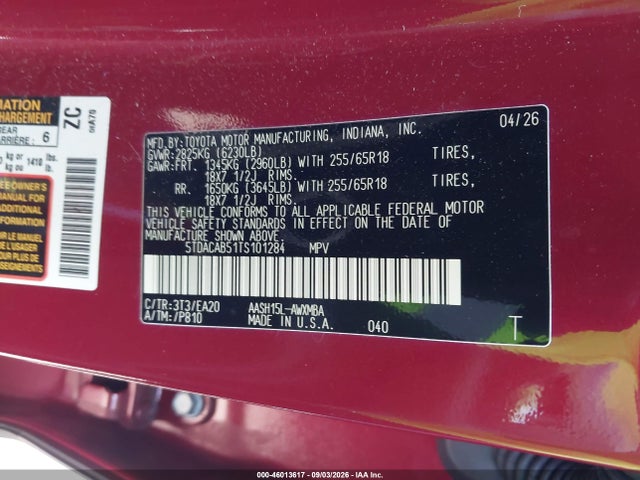 2026 TOYOTA GRAND HIGHLANDER HYBRID XLE 9