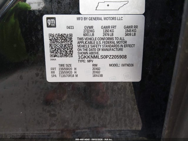 2023 GMC ACADIA FWD SLT 9