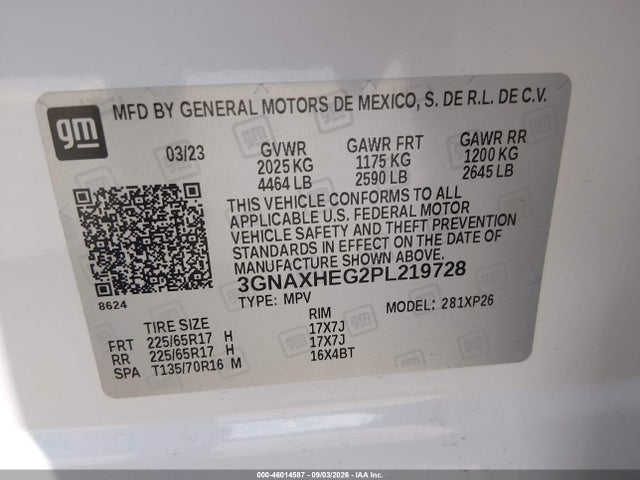 2023 CHEVROLET EQUINOX FWD LS 9