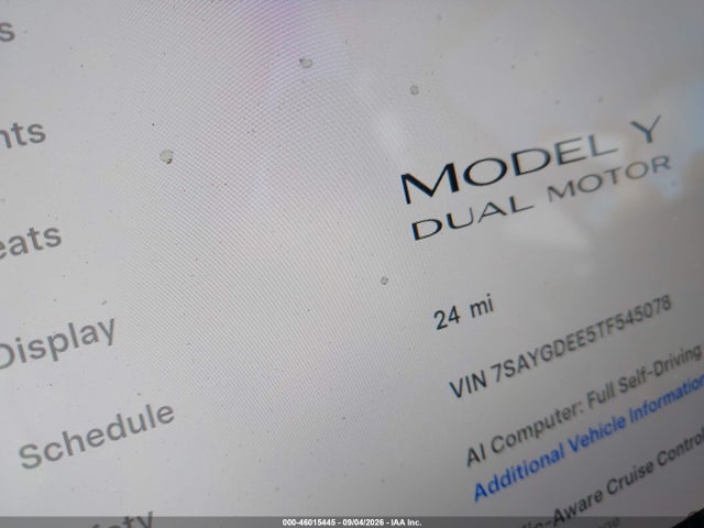 2026 TESLA MODEL Y ALL-WHEEL DRIVE/LONG RANGE LAUNCH SERIES/PREMIUM ALL-WHEEL DRIVE 14