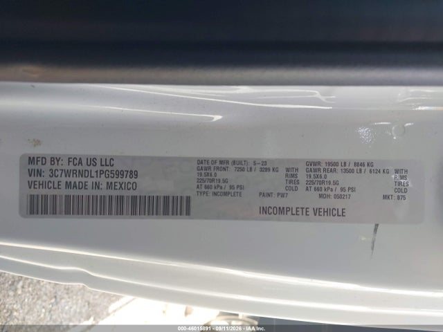 2023 RAM 5500 CHASSIS TRADESMAN/SLT 9