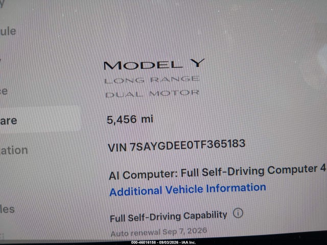 2026 TESLA MODEL Y 15