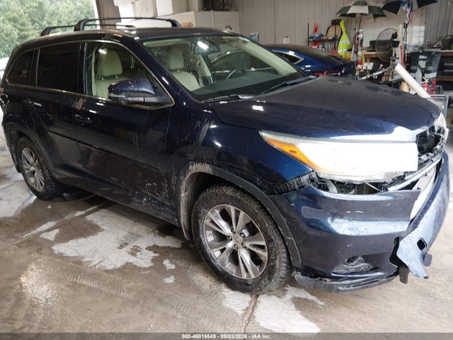 2015 TOYOTA HIGHLANDE XLE V6